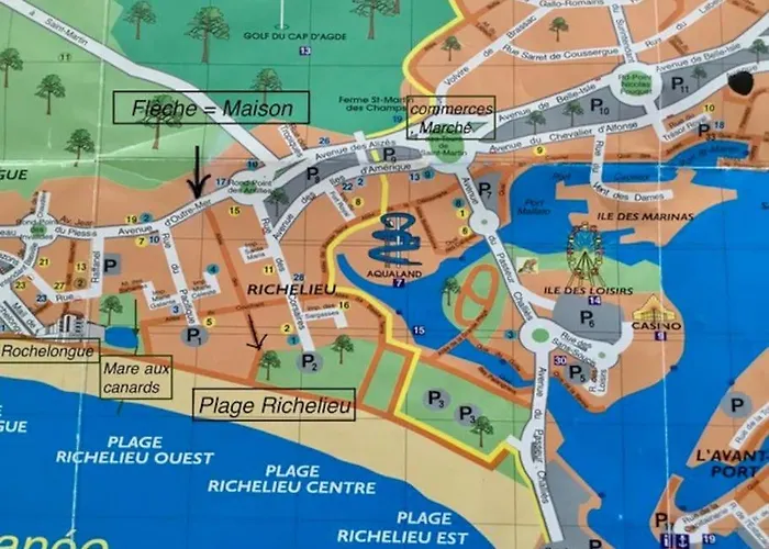 Maisonnette, 5 Pers, 500m Plage, Parking, Terrasse Agde